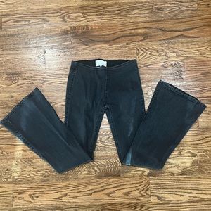 Newbury Black denim bell bottoms
